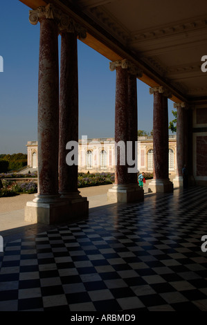 Grand Trianon dans le parc du château de Versailles Paris France Europe Banque D'Images