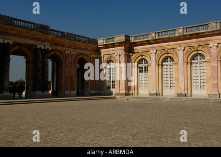 Grand Trianon dans le parc du château de Versailles Paris France Europe Banque D'Images