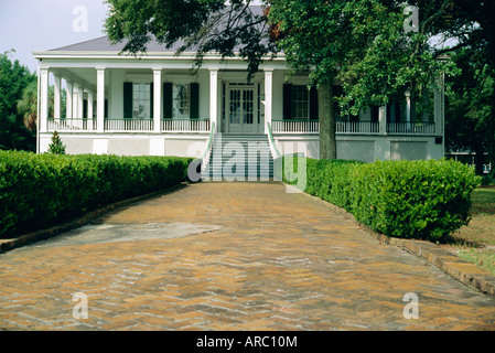 Beauvoir, un 19e siècle ante-bellum mansion, dernière demeure de Président confédéré Jefferson Davis, Biloxi, Mississippi, États-Unis Banque D'Images