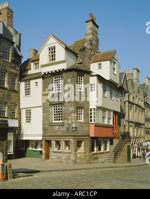 John Knox House, Edinburgh, Lothian, Écosse, Royaume-Uni, Europe Banque D'Images