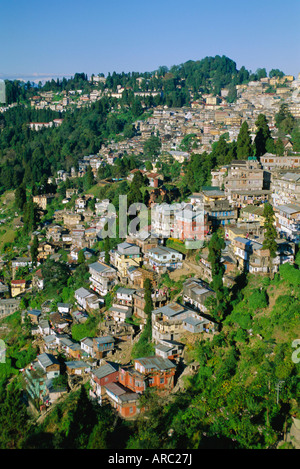 Darjeeling, ancienne station de colline britannique créé dans les années 1800, l'ouest du Bengale, en Inde Banque D'Images