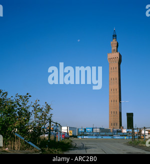 Le Dock Tower, Grimsby, South Humberside, Nord du Lincolnshire, Angleterre, Royaume-Uni. Banque D'Images