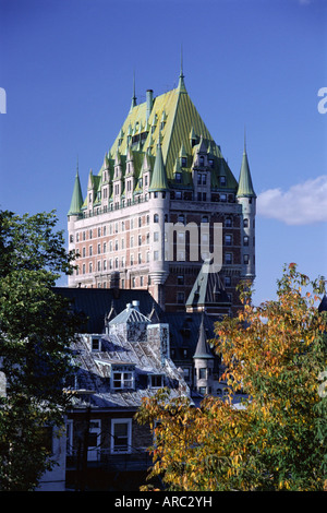 Château Frontenac, Québec, Québec, Canada, Amérique du Nord Banque D'Images