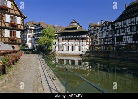 La Petite France de Strasbourg, Bas-Rhin, Alsace, France, Europe Banque D'Images
