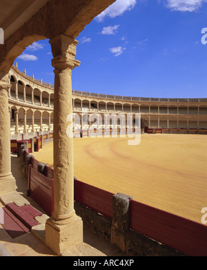 Plaza de Toros (arènes) datant de 1785, Ronda, Andalousie (Andalousie), l'Espagne, Europe Banque D'Images