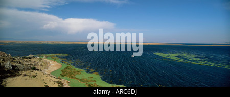 Le lac Titicaca, près de le Punu, le Pérou, Amérique du Sud Banque D'Images