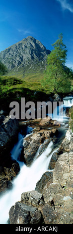 Glen Etive, Rannoch Moor, près de Glencoe, l'ouest des Highlands, Ecosse, Royaume-Uni Banque D'Images