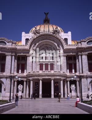 Palacio de Bellas Artes Mexico Mexique Banque D'Images