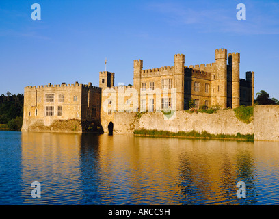 Le Château de Leeds, près de Maidstone, Kent, Angleterre Banque D'Images