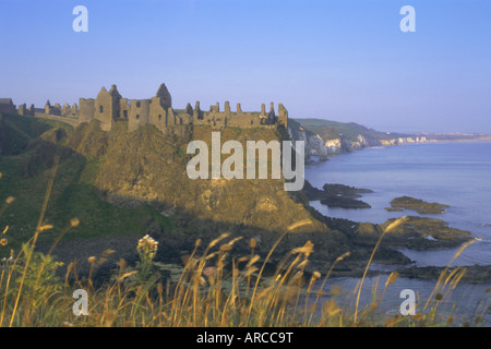 Le Château de Dunluce, comté d'Antrim, en Irlande du Nord, Royaume-Uni, Europe Banque D'Images