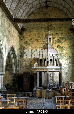 Finistère, la martyre, ciboire, Dorfkirche Banque D'Images