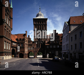 Lübeck, Burgtor, Banque D'Images