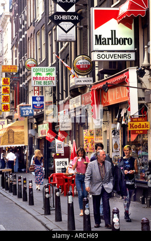 Damstraat Amsterdam red light district médicaments Pays-bas Hollande Banque D'Images