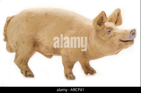 La ferme des animaux du zoo en plastique figure cartoon England UK Royaume-Uni GB Grande Bretagne l'Europe Union Européenne UE Banque D'Images