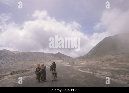 Bromo volcan indonésien Java Indonésie Mountain Banque D'Images