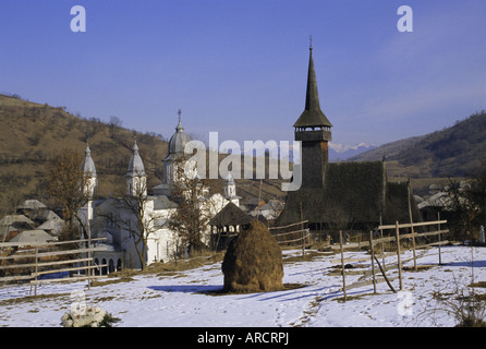 Eglises de Maramuresh Maramures (Roumanie), l'Europe, Banque D'Images