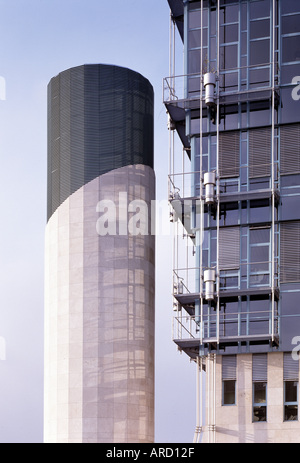 Düsseldorf, WDR-Landesstudio, Détail Banque D'Images