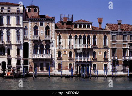 Venezia, Palazzetto Contarini-Fasan und Palazzo Tiepolo, Banque D'Images