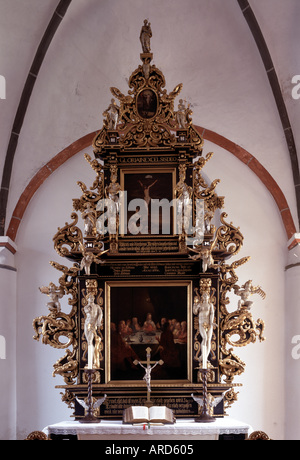 Otterndorf, St.Severi-Kirche, Autel Banque D'Images