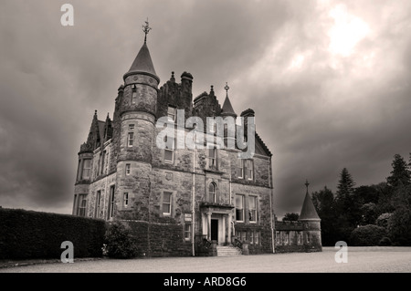 Au sud ouest de l'Irlande West Cork Blarney House la résidence pays gothique construite dans le parc du château de Blarney Banque D'Images