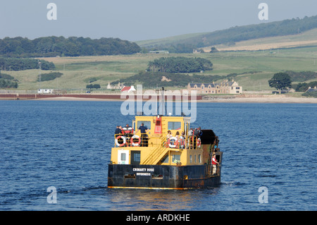 Cromarty 'Rose' Car-ferry le seul service de traversier à partir de la Black Isle, voyageant entre Cromarty et Nigg. XPL 3594-348 Banque D'Images