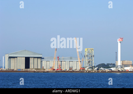 Nigg Bay sur le chantier de fabrication, l'Estuaire de Cromarty Easter Ross. L'Écosse. XPL 3607-349 Banque D'Images