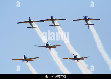 Esquadrilha da Fumaça, T-27 Tucano EMBRAER EMB-312 Banque D'Images