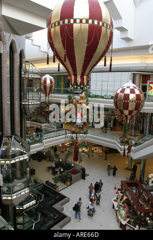 Norfolk Virginia, MacArthur Center Mall, décoration de Noël, design intérieur, les visiteurs voyage voyage touristique touristique sites touristiques culture cultu Banque D'Images