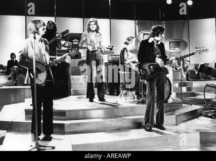 Hollies, The, British POP Group, fondée: 1962, en spectacle à la télévision avec John White, mai 1972, Banque D'Images