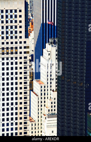 Bâtiments dans Manhattan NYC Banque D'Images