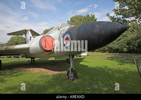 Gloster Javelin F (AW).9R avion Flixton aviation museum Suffolk Angleterre Banque D'Images