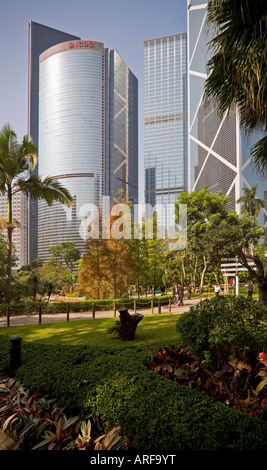 Les jardins de l'Amirauté à Hong Kong, Hong Kong le 21 décembre 2005 Banque D'Images