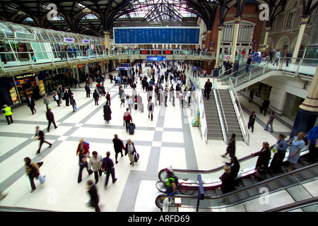 La gare de Liverpool street Banque D'Images