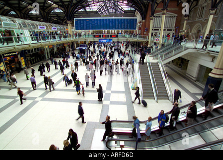 La gare de Liverpool street Banque D'Images