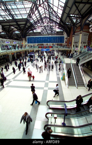 La gare de Liverpool street Banque D'Images