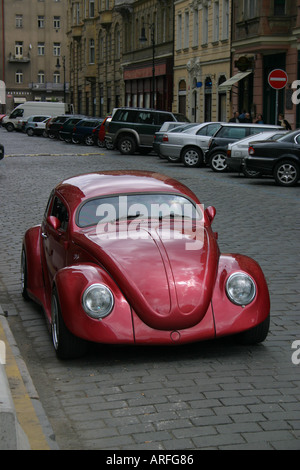 Volkswagen Beetle Modification abaissé Banque D'Images