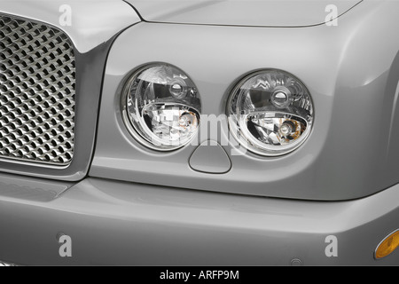 2007 Bentley Azure en gris - Phare Banque D'Images