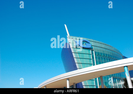 La nouvelle l'Aquarium d'Atlanta à l'Olympic Centennial Park centre-ville capitale de la Géorgie États-unis d'Amérique une destination vacances touristiques pour les familles dans le sud Banque D'Images