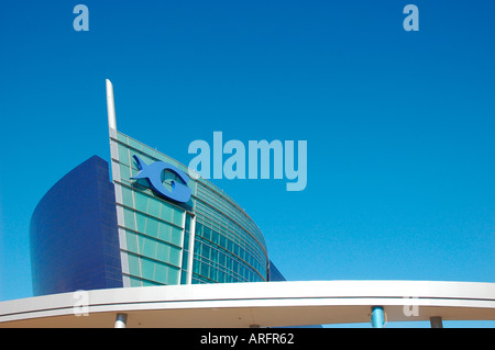 La nouvelle l'Aquarium d'Atlanta à l'Olympic Centennial Park centre-ville capitale de la Géorgie États-unis d'Amérique une destination vacances touristiques pour les familles dans le sud Banque D'Images