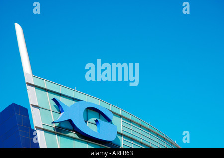 La nouvelle l'Aquarium d'Atlanta à l'Olympic Centennial Park centre-ville capitale de la Géorgie États-unis d'Amérique une destination vacances touristiques pour les familles dans le sud Banque D'Images