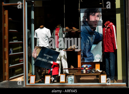 La ville de Maastricht Pays-Bas Limburg Fashion Shop Banque D'Images