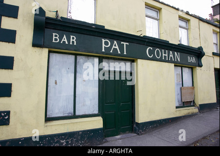 Demeure de pat cohans bar en vedette dans le John Wayne John Ford classique l'homme tranquille Cong (Comté de Mayo) République d'Irlande Banque D'Images