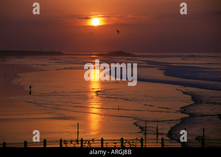 Dar el Baida Plage Corniche Ain Diab'Océan Atlantique de l'Ouest Région du Grand Casablanca Maroc Maghreb Afrique du Nord maghrébin Banque D'Images