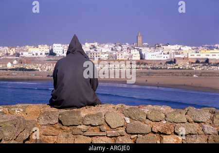 Rivière Rabat Oued Bou Regreg de Salé ville jumelée de l'ouest de la région de Rabat-Salé-Zemmour-Zaër Maroc Maghreb Afrique du Nord Banque D'Images