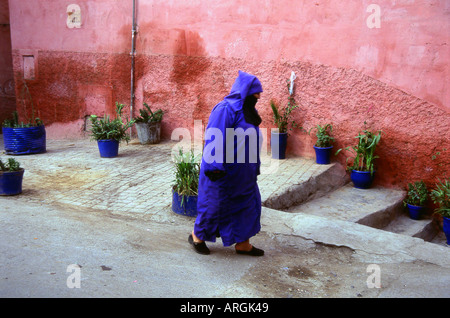 Marrakech Marrakech ville rouge sud-ouest du Maroc Maghreb Arabe marocain arabe berbère du Maghreb en Afrique du Nord Banque D'Images