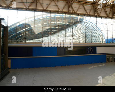 L'ancien terminal Eurostar de Waterloo se ferme qu'après Novembre 2008 Banque D'Images