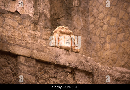 Vue détaillée des ruines d'Herculanum Herculanum Naples Napoli Campania Italie péninsule Italienne Italia Europe Banque D'Images