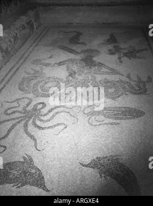 Vue détaillée des ruines d'Herculanum Herculanum Naples Napoli Campania Italie péninsule Italienne Italia Europe Banque D'Images