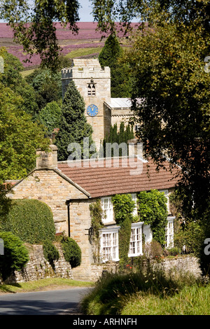 Village Derbyshire North York Moors National Park Banque D'Images