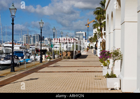 Queensway Quay Gibraltar Banque D'Images